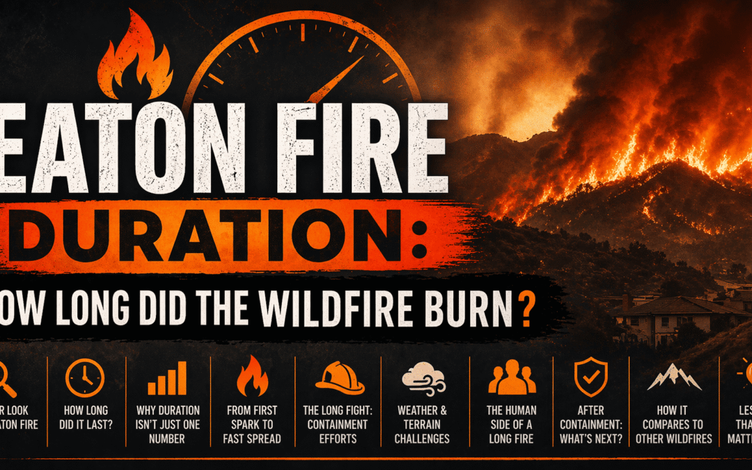 Eaton Fire Duration: How Long Did the Wildfire Burn?