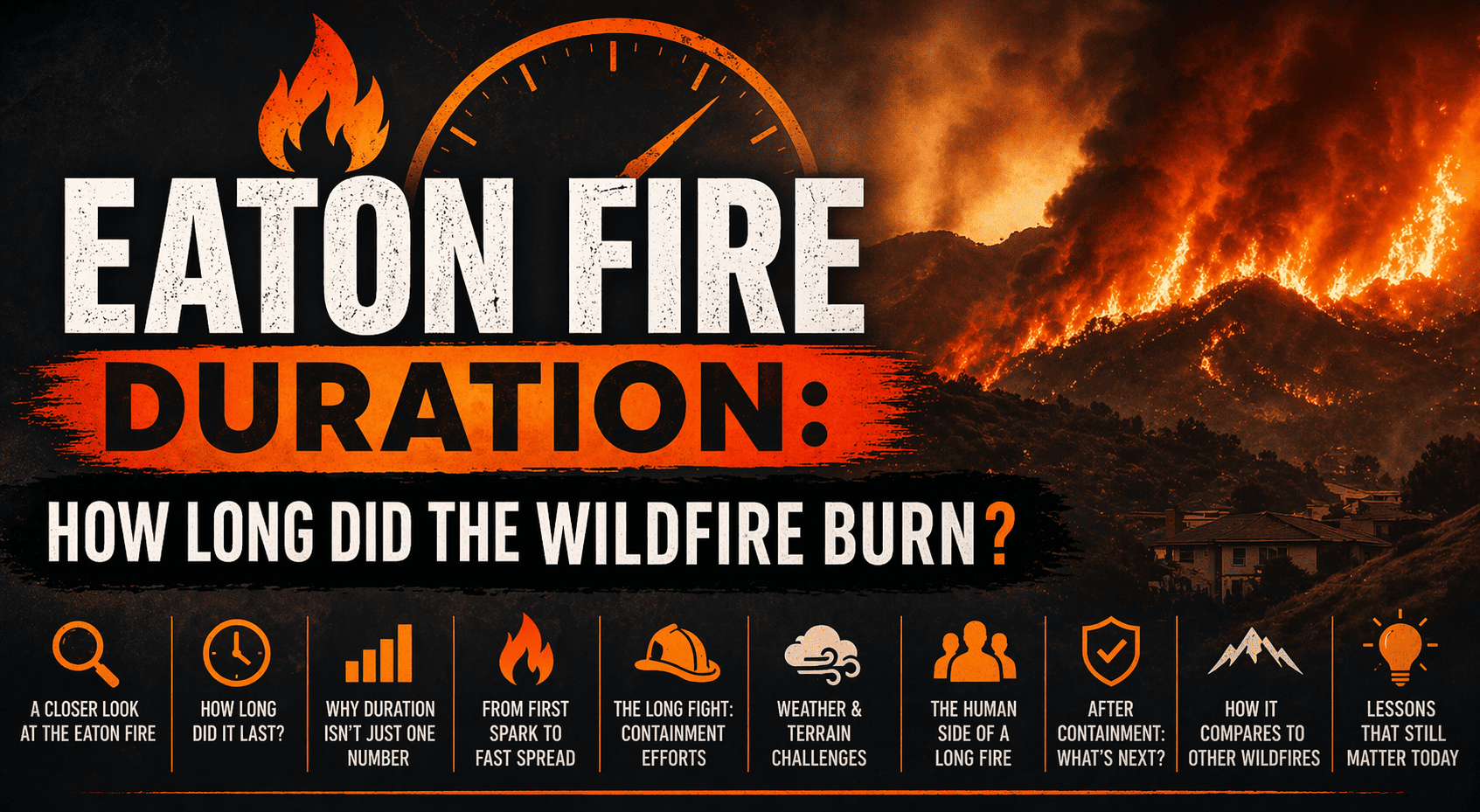 How Long Did the Eaton Fire Last? Timeline, Duration & Key Facts ...