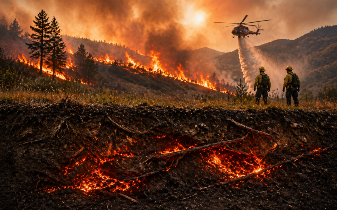 Why Soil and Muck Can Turn Wildfires Deadly?